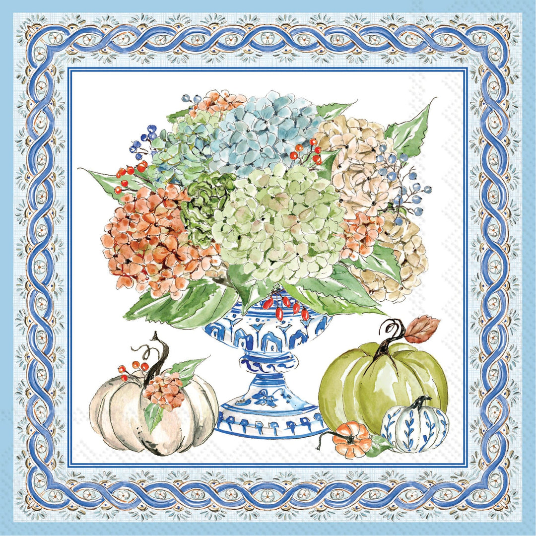 Fall Hydrangea Urn Napkin
