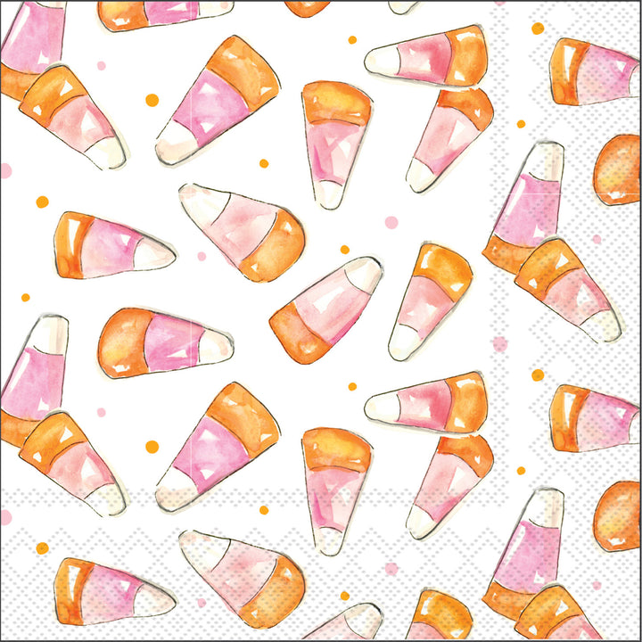 Pink Candy Corn Napkin