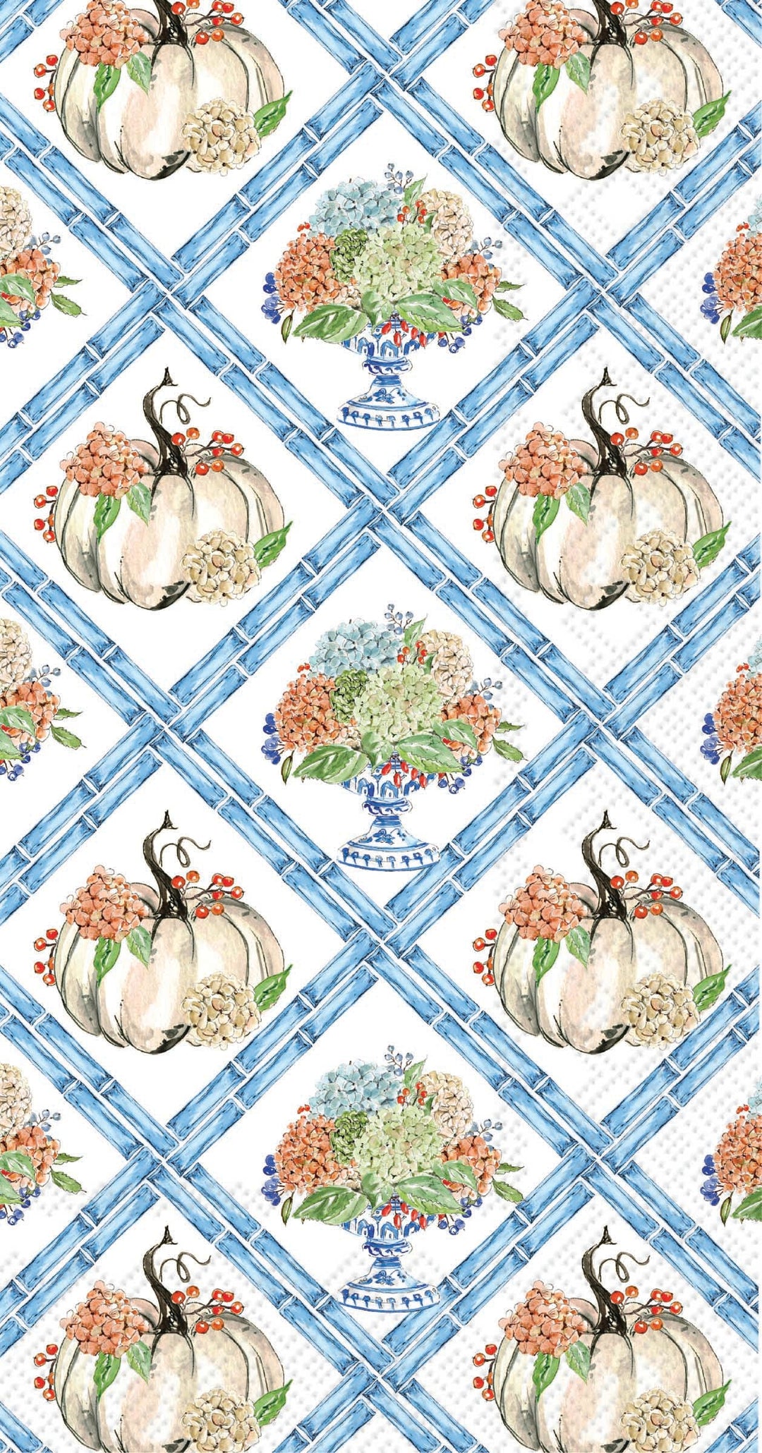 Fall Hydrangea Trellis Towel | Multiple Sizes