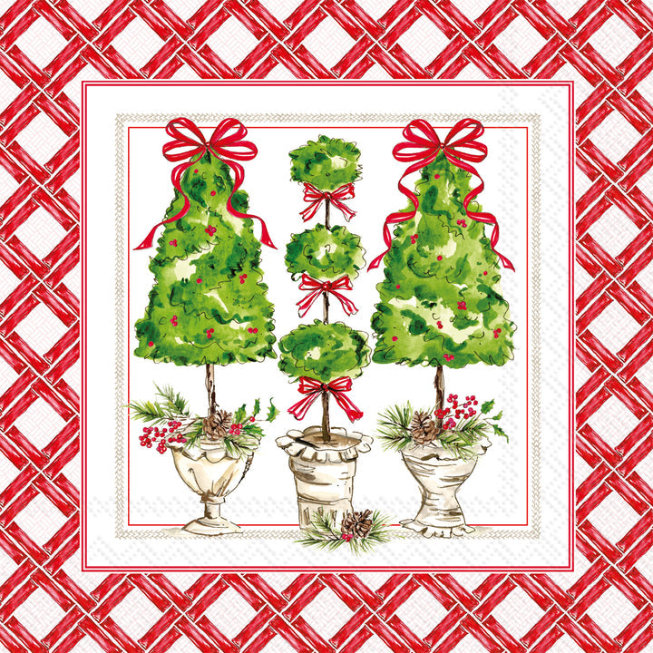 Holly Topiary Napkins