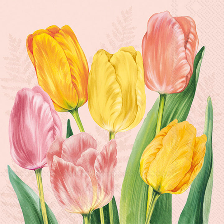 Spring Tulips Napkin
