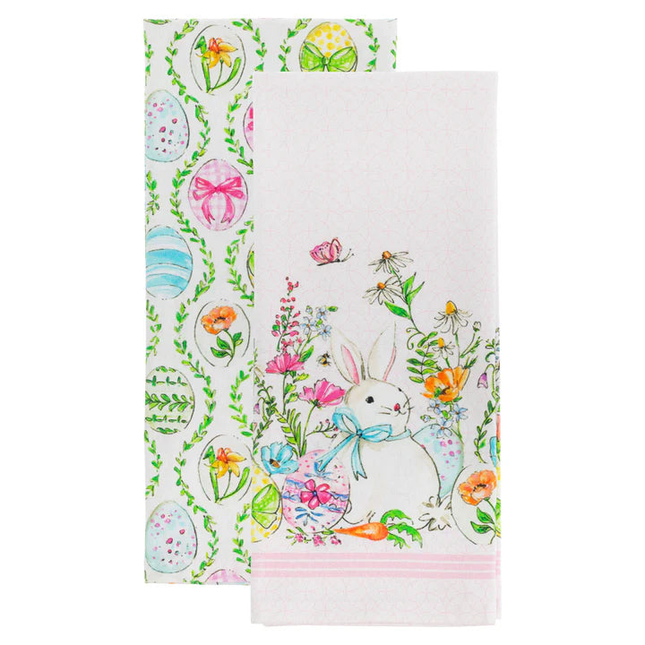 East Bunny Tea Towel Set of 2