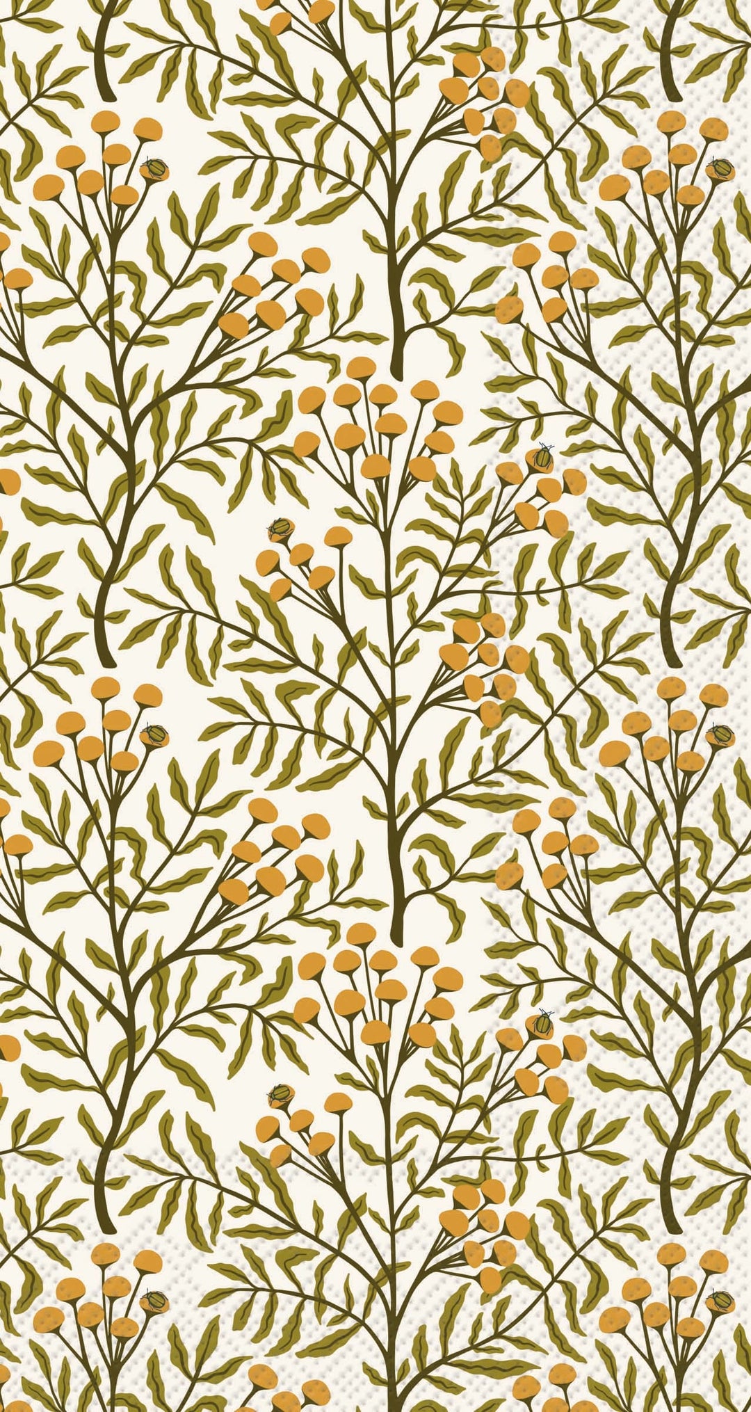 Autumn Acorn Tansy Napkin | Multiple Sizes
