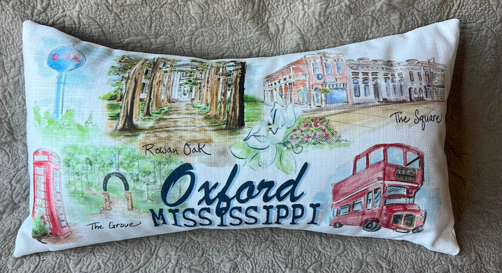 College Town Lumbar Pillow