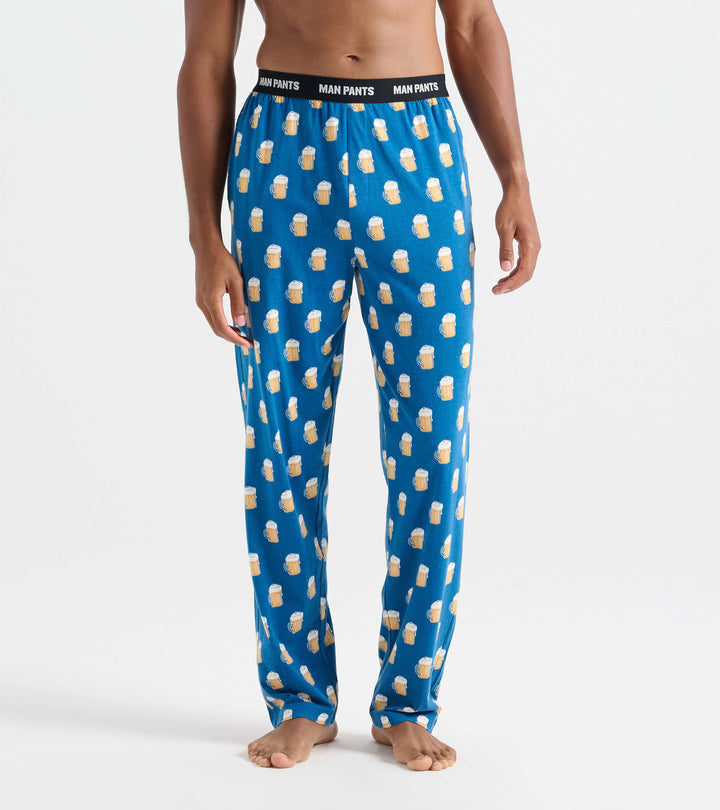 Mens Beer Mugs Pajama Pants