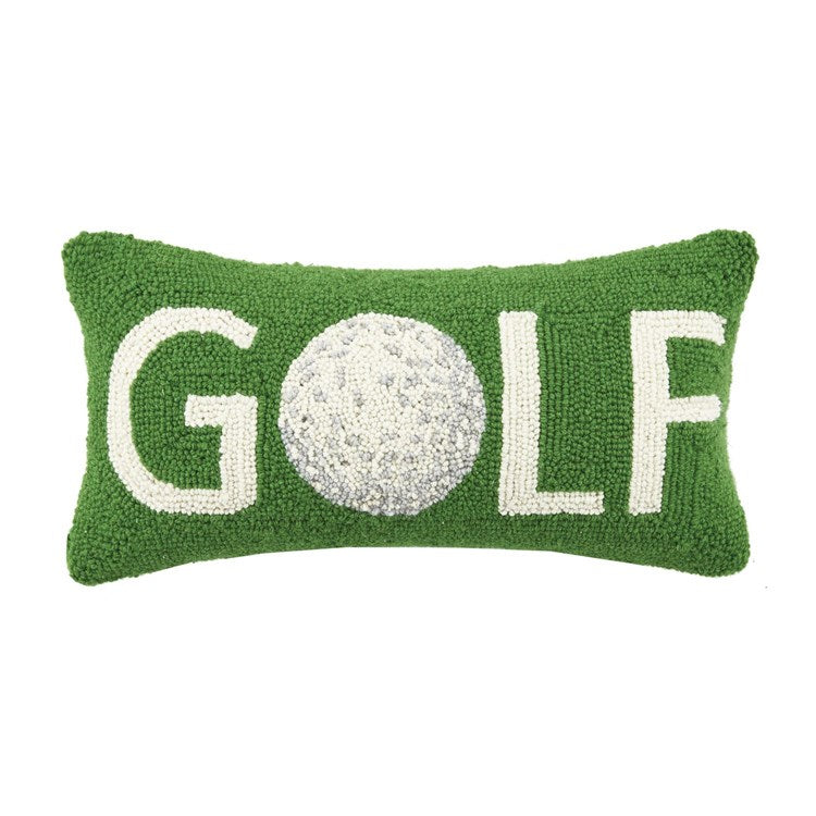 Golf With Ball Icon Hooked Pillow