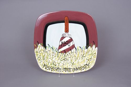 MS State Square Platter