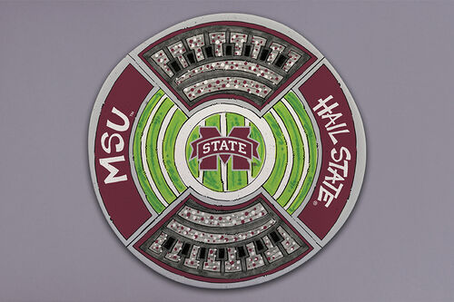 Collegiate Round Serving Platter