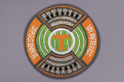 Collegiate Round Serving Platter
