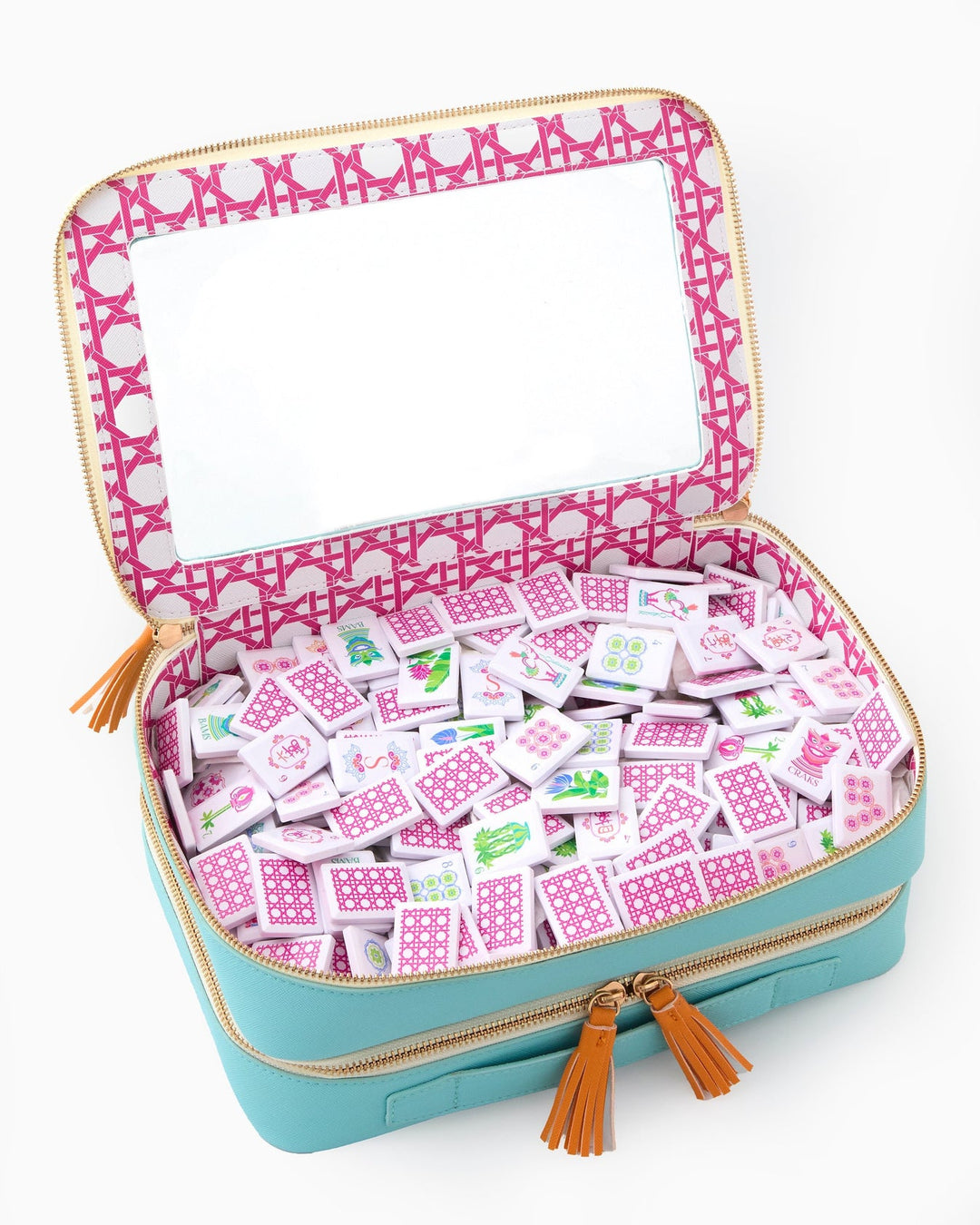 Poppy Debutante Mahjong Tile Set