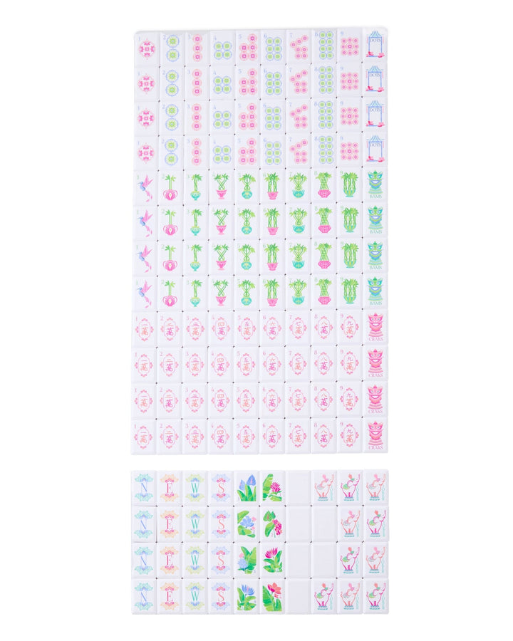 Poppy Debutante Mahjong Tile Set