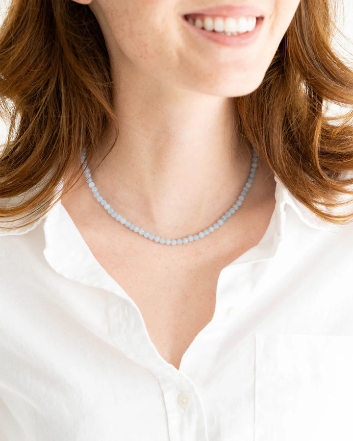 Dainty Beaded Alys Necklace