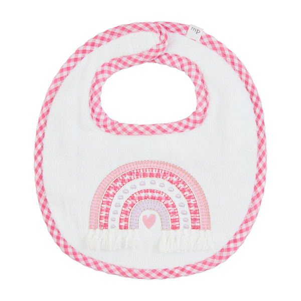 Gingham Design Bib