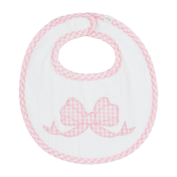 Gingham Design Bib