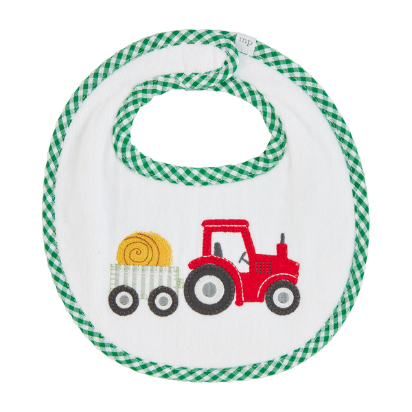 Gingham Design Bib