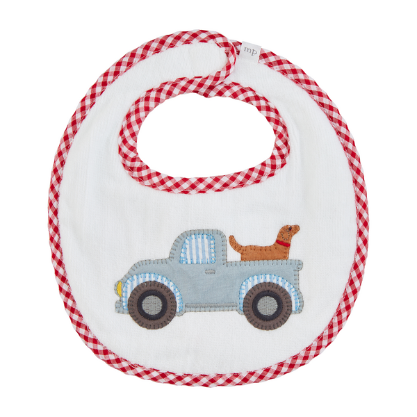 Gingham Design Bib