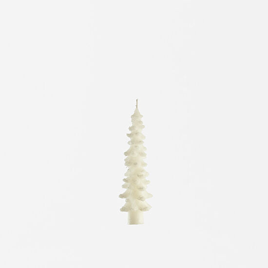 White Tree Taper Candle