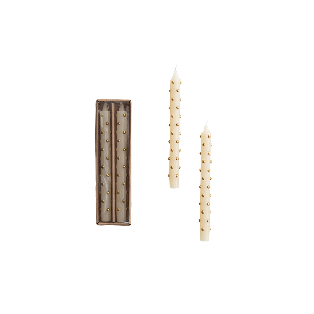 3D Dots Taper Candles