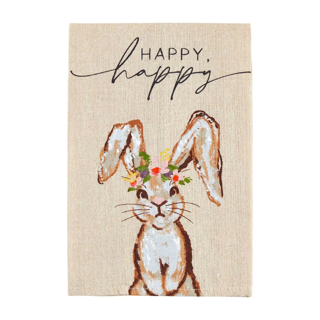 Happy Painted Spring Towel