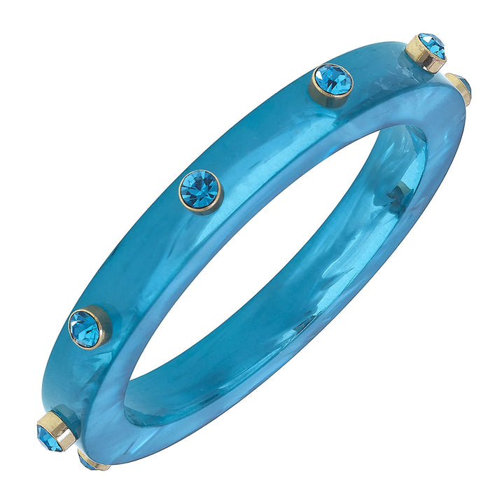 Resin & Rhinestone Bangle