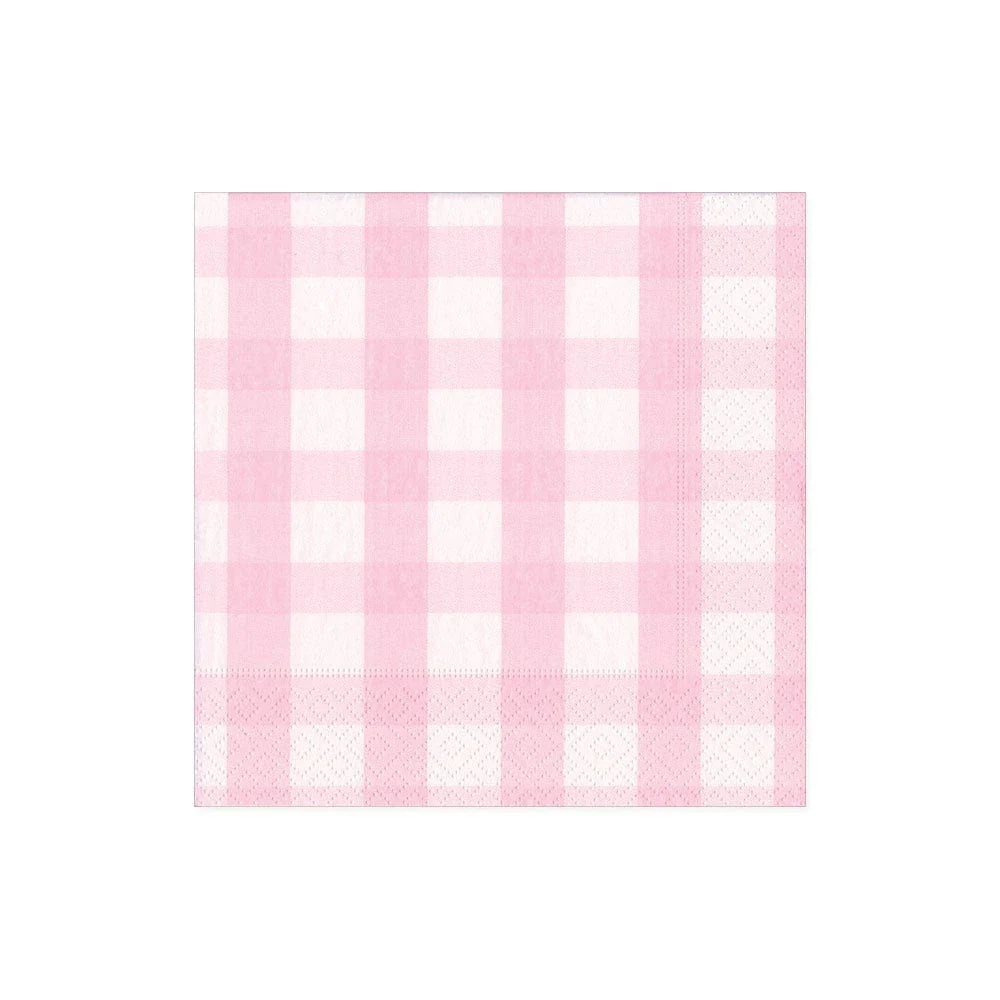 Gingham Cocktail Napkin