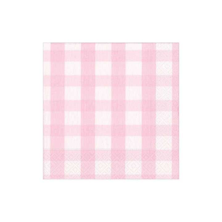 Gingham Cocktail Napkin