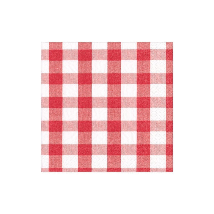 Gingham Cocktail Napkin