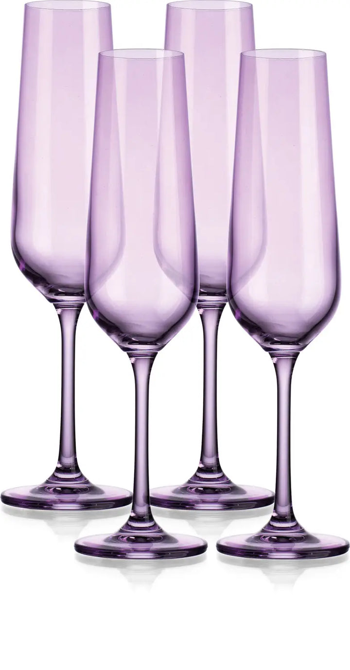 Colored Champagne Glass