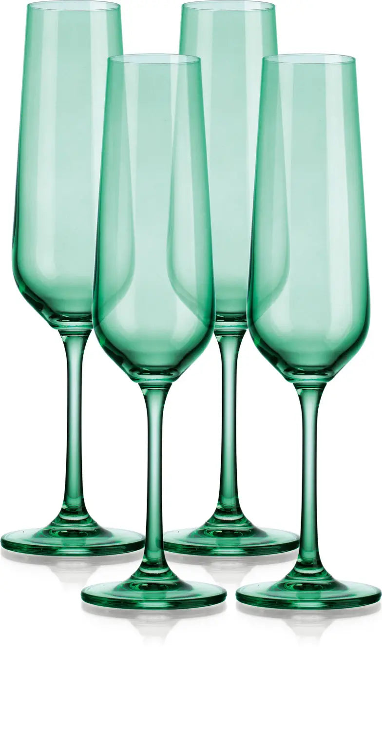 Colored Champagne Glass