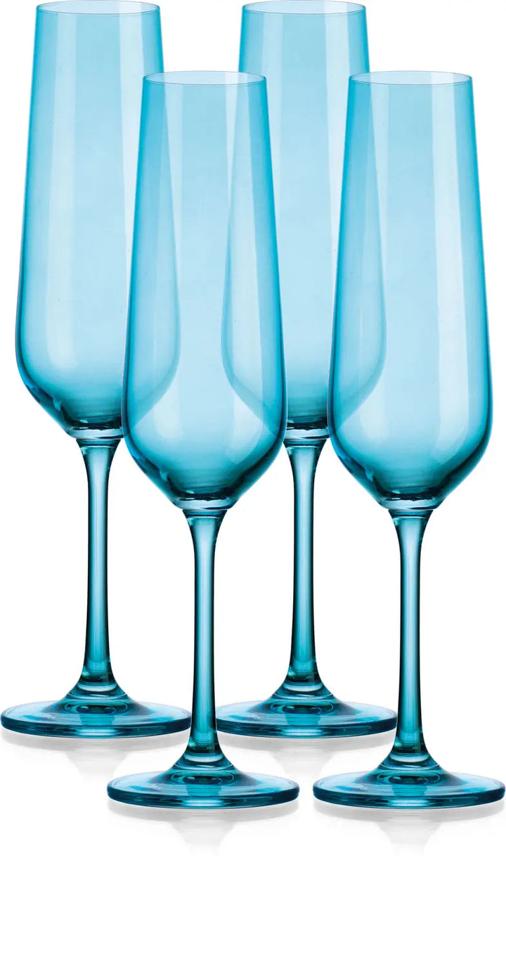 Colored Champagne Glass