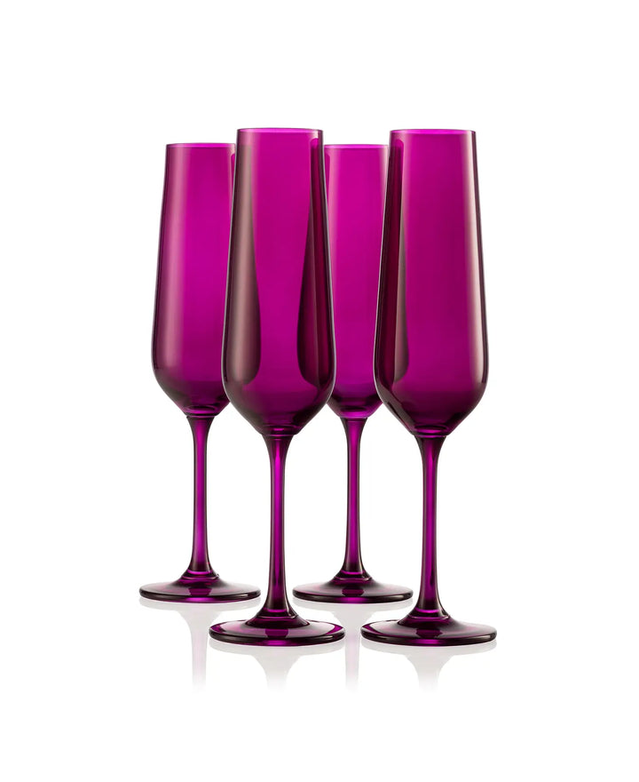 Colored Champagne Glass