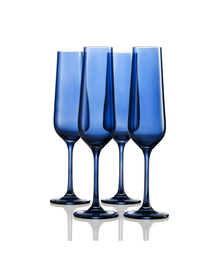 Colored Champagne Glass