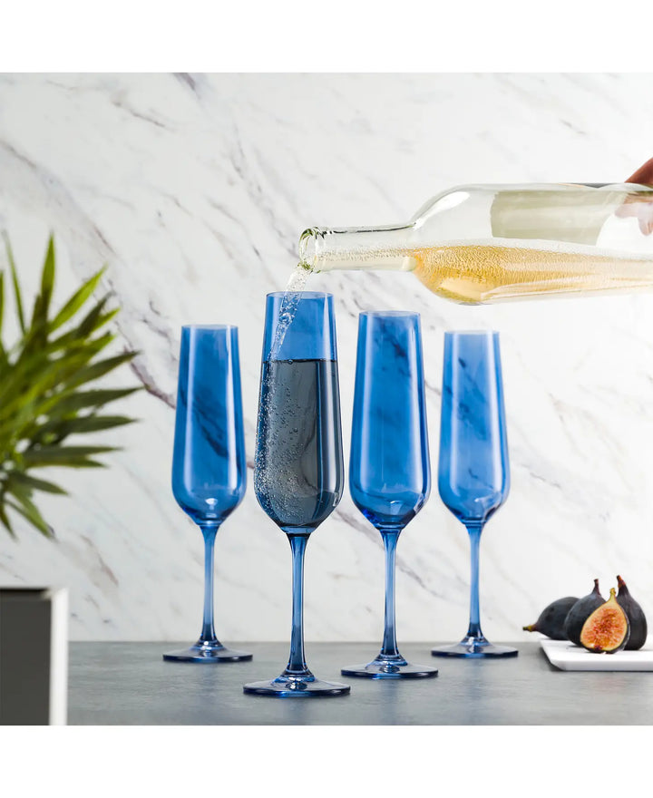 Colored Champagne Glass