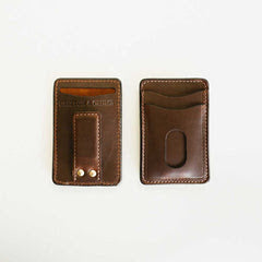 Leather Money Clip Wallet