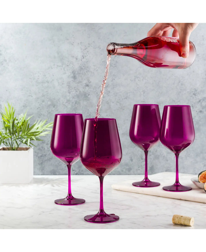 Colored Wine Glass